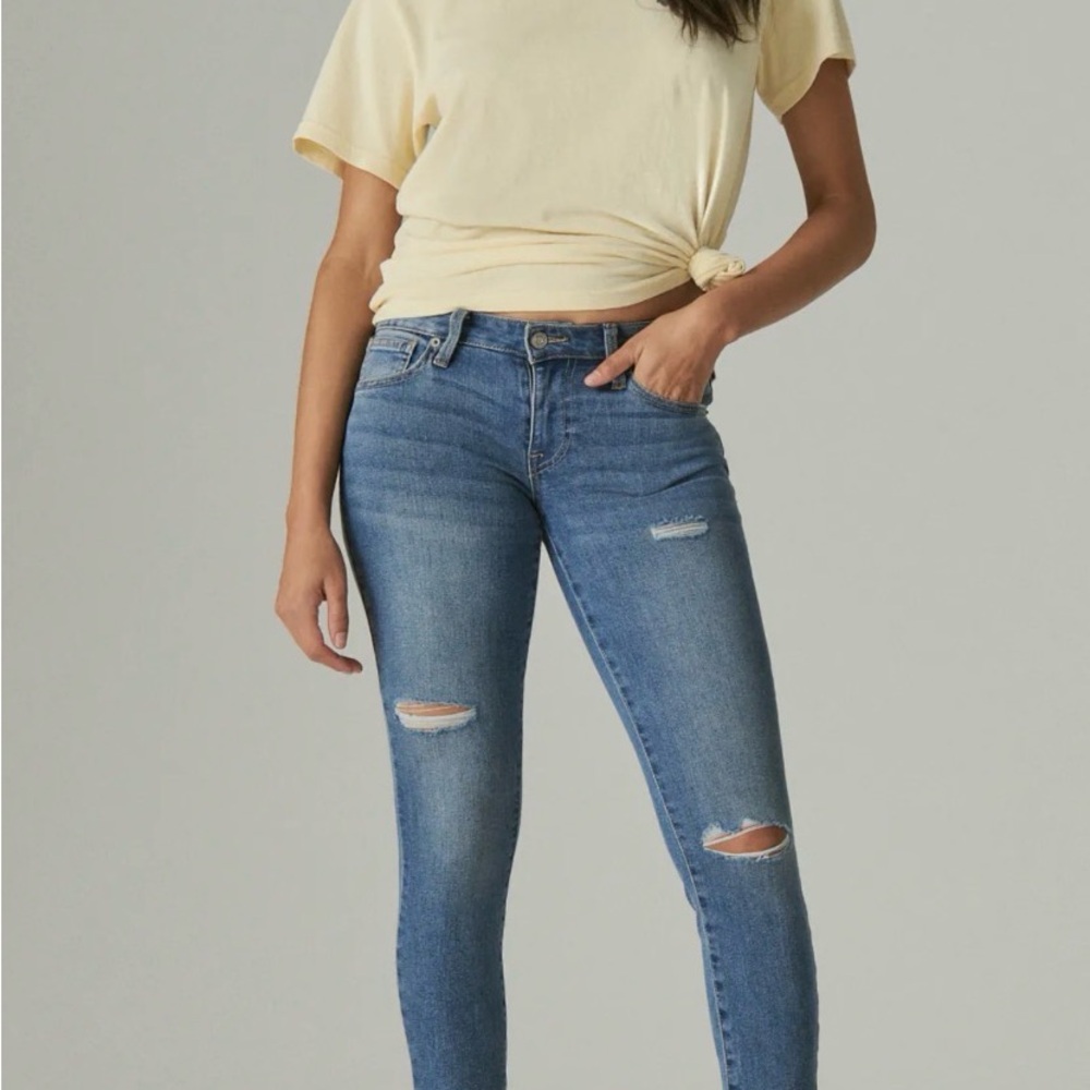 Lucky 🍀 Brand Low Rise Skinny Lolita Ankle Jeans 2/26